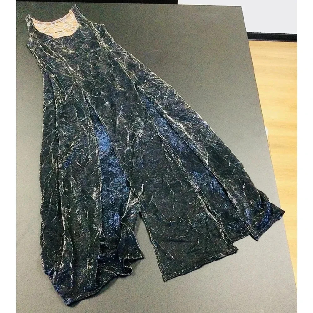 Women's Kelle Dress‎ jumpsuit S Black metallic Silver